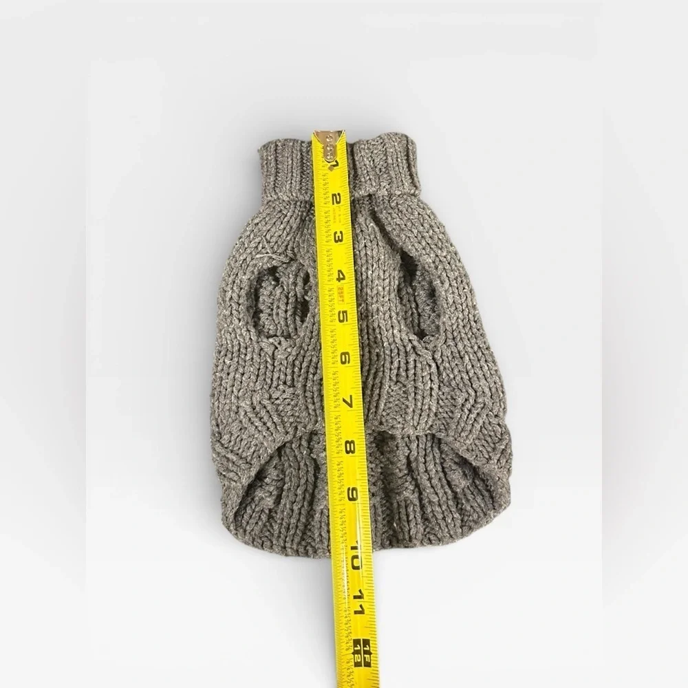 Worthy Dog XS Gray Knit Sweater